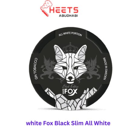 white Fox Black Slim All White