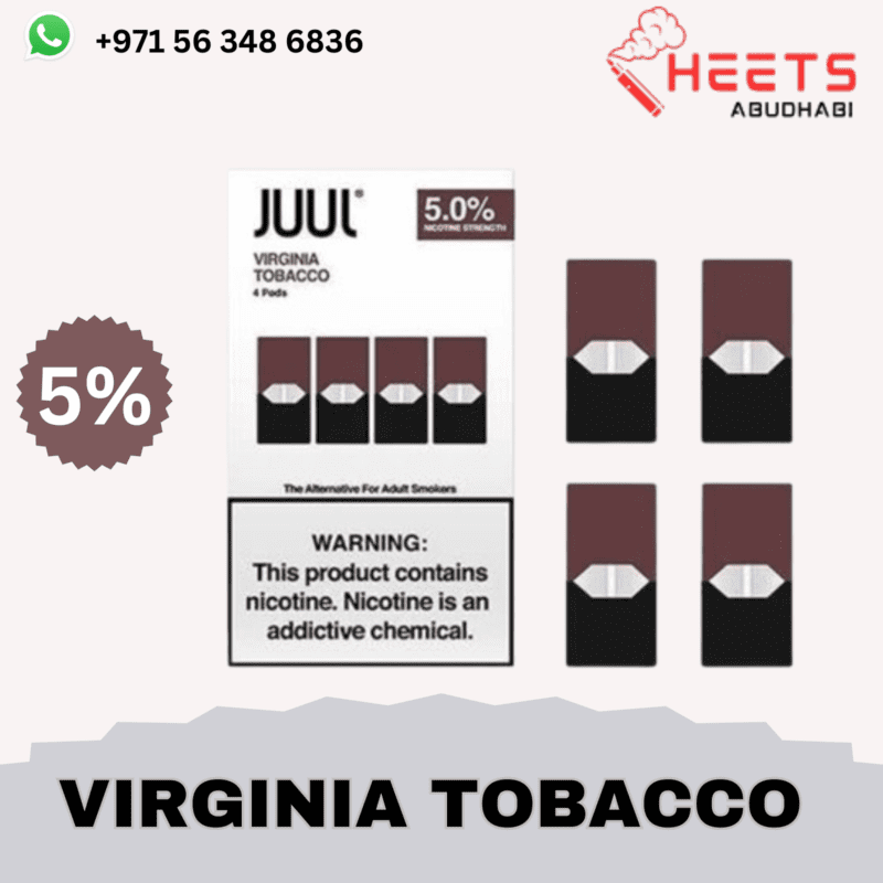JUUL Pods Virginia Tobacco 5%