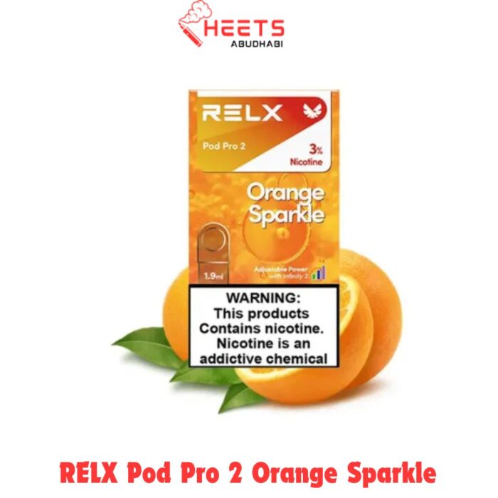 RELX Pod Pro 2 Orange Sparkle