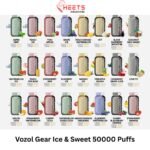Vozol Gear Ice & Sweet 50000 Puffs Disposable Vape