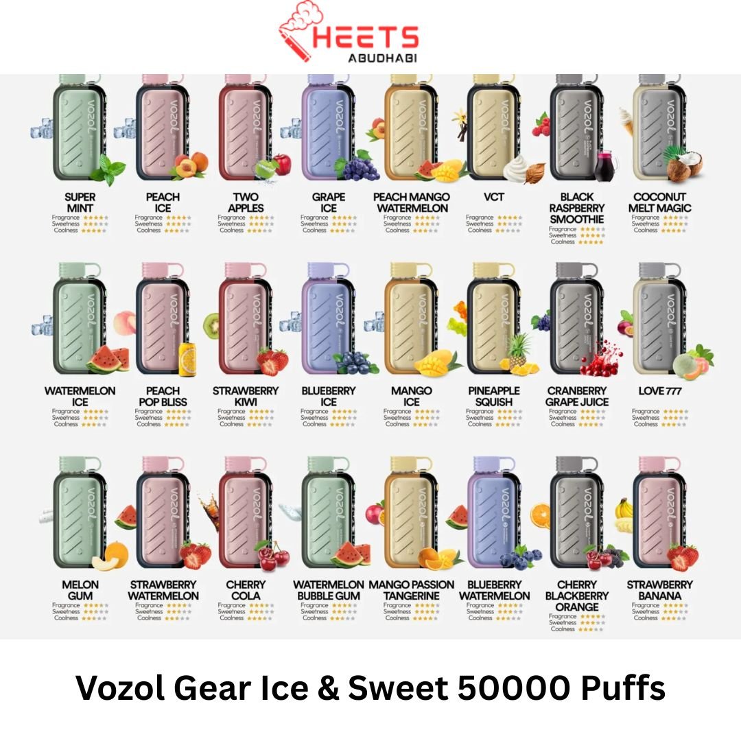 Vozol Gear Ice & Sweet 50000 Puffs abu dhabi Vozol Gear Ice & Sweet 50000 Puffs Disposable Vape - Image 1