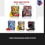 ISGO DRUM BOX 6000 PUFFS Disposable Vape in Dubai UAE