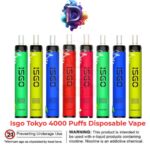 Isgo Tokyo 4000 Puffs Disposable Vape In Dubai UAE