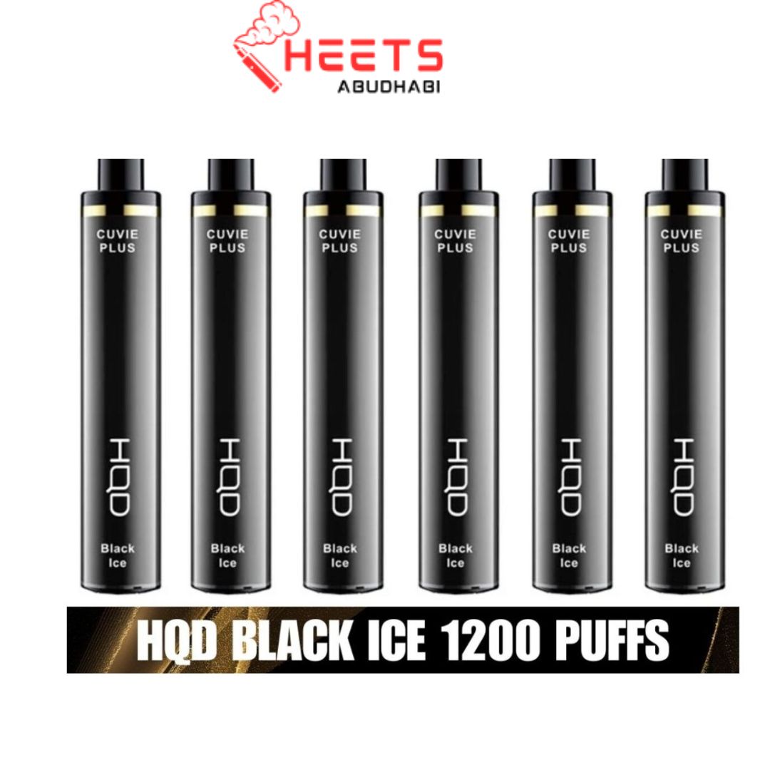 HQD Black Ice Cuvie Plus 1200 Puffs abu dhabi HQD Black Ice Cuvie Plus 1200 Puffs